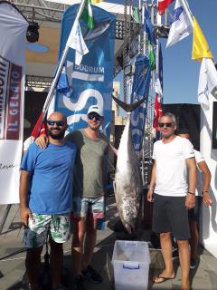 1ST DAY IS COMPLETED WITH THE TRIUMPH OF OMNIA BOAT CAN OKAN AND HIS CREW!
